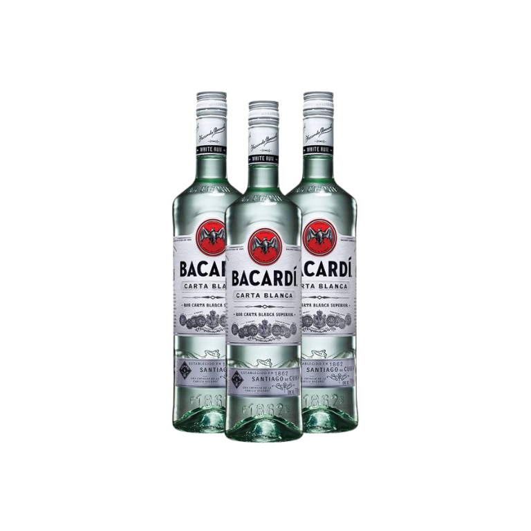 3x2 Ron Bacardi Blanco 700 ml