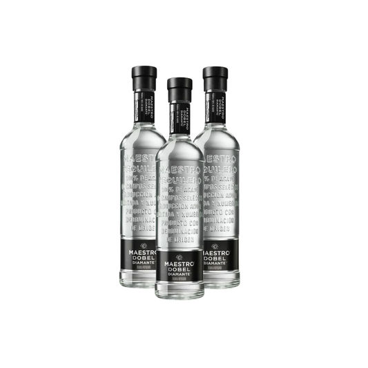 3X2 Tequila Maestro Dobel Diamante 700 ml