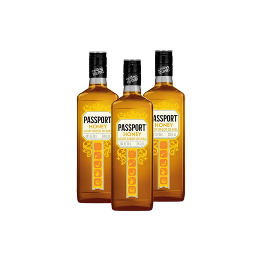 3X2 Whisky Scotch Passport Honey 700 ml