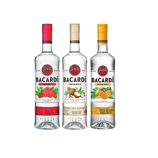 3x2 Bacardi Mango, Coco y Razz 750ML